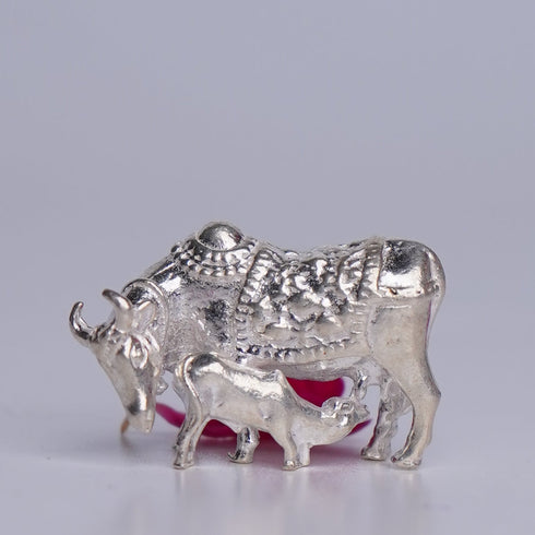 Pure Silver Cow And Calf 13g